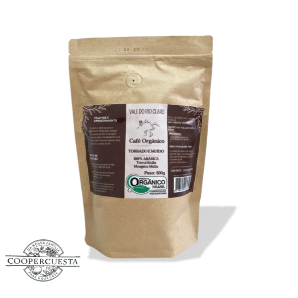 Café Orgânico - Vale do Rio Claro(Torrado e Moído)